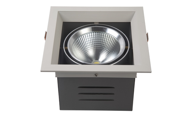 G09系列COB單頭格柵射燈20W G09系列COB單頭格柵射燈20W