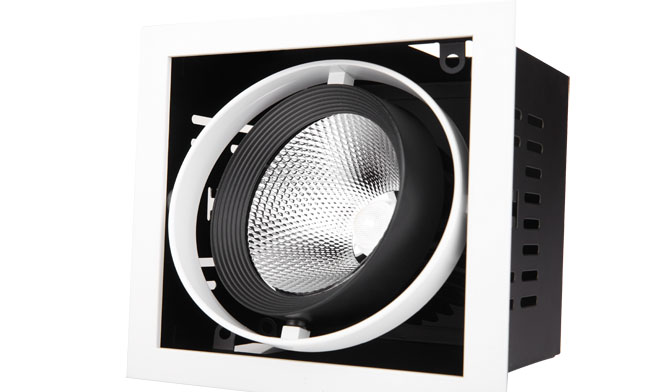 華輝G12系列單頭COB格柵射燈15W 華輝G12系列單頭COB格柵射燈15W