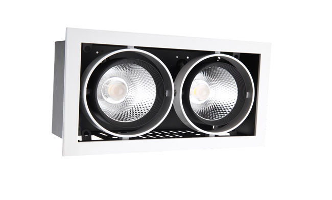 華輝照明COB格柵射燈18W 華輝照明COB格柵射燈9W