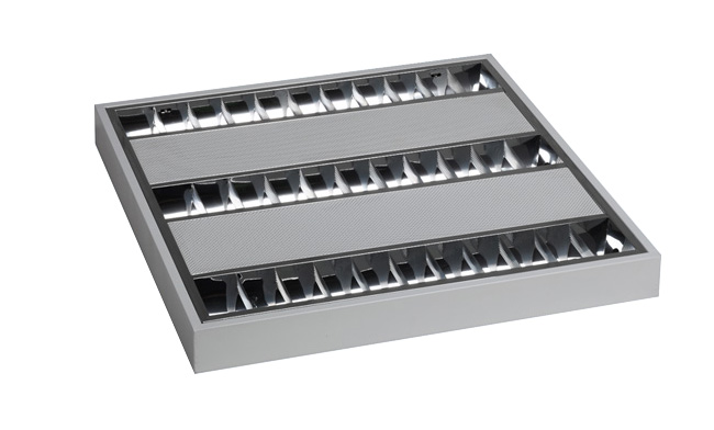 2.	華輝照明占地10多萬(wàn)平方米，十幾條生產(chǎn)線，年生產(chǎn)上千萬(wàn)套LED格柵燈盤廠家,產(chǎn)品有T8格柵燈盤，T5格柵燈盤，明裝格柵燈盤，暗裝格柵燈盤。