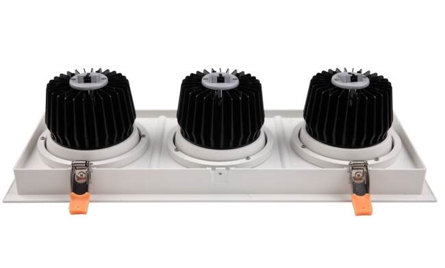 華輝G15格柵射燈底部