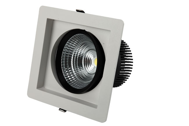 LED 6寸 24W 方形深孔COB嵌燈 開孔155x155mm 黃光白光中性光 LED 6寸 24W 方形深孔COB嵌燈 開孔155x155mm 黃光白光中性光