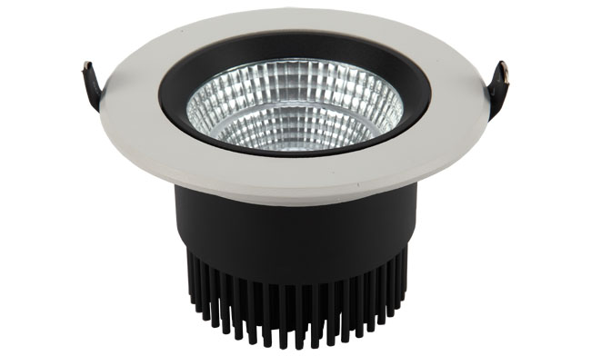 LED 4寸12W COB 圓形嵌燈 開孔118mm 黃光白光中性光 LED 4寸12W COB 圓形嵌燈 開孔118mm 黃光白光中性光