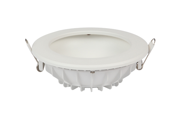 12W圓形漫反射 LED筒燈開孔¢135mm黃光/白光/中性光 12W圓形漫反射 LED筒燈開孔¢135mm黃光/白光/中性光