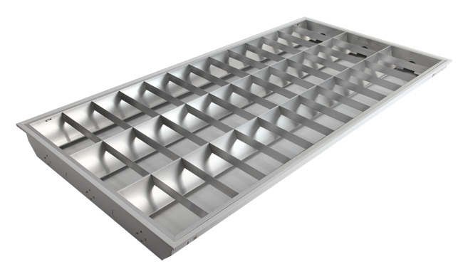 T8 3x40W普及型格柵燈盤 600x1200mm 605x1205mm T8 3x40W普及型格柵燈盤 600x1200mm 605x1205mm