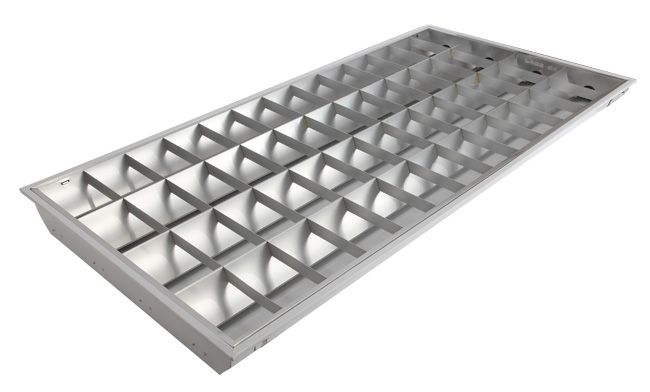 格柵燈600x1200mm 4x18W T8 LED格柵燈盤 普及型 605x1205mm 格柵燈600x1200mm 4x18W T8 LED格柵燈盤 普及型 605x1205mm