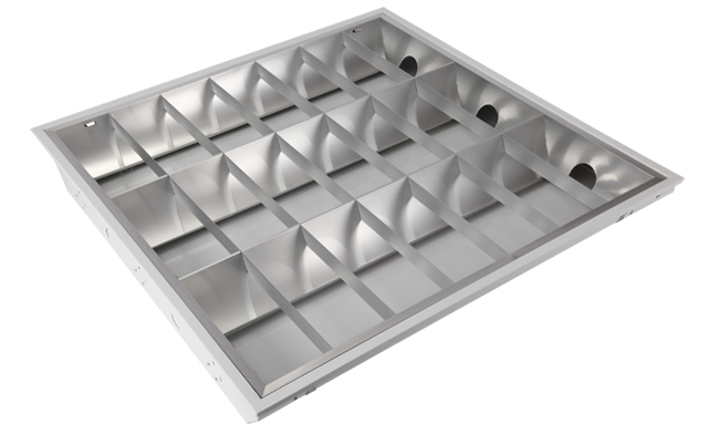 T8 LED格柵燈盤 600x600x80mm 27W 格柵燈普及型 暗裝 575x575mm T8 LED格柵燈盤 600x600x80mm 27W 格柵燈普及型 暗裝 575x575mm