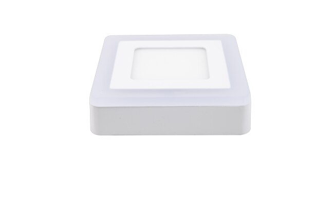面板燈 9W LED方形雙色面板燈 吸頂式 可分段控制光色 面板燈 9W LED方形雙色面板燈 吸頂式 可分段控制光色