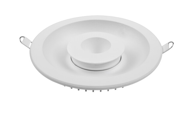 LED 24W雙色圓形漫反射筒燈 開孔¢155mm 可分段控制光色 LED 24W雙色圓形漫反射筒燈 開孔¢155mm 可分段控制光色