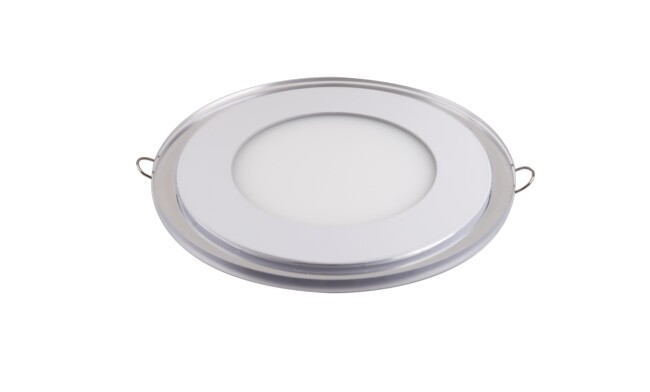 LED面板燈 12W圓形超薄雙色圓形面板燈 開(kāi)孔Φ115mm 白光藍(lán)邊 可分段控制光色 LED面板燈 12W圓形超薄雙色圓形面板燈 開(kāi)孔Φ115mm 白光藍(lán)邊 可分段控制光色