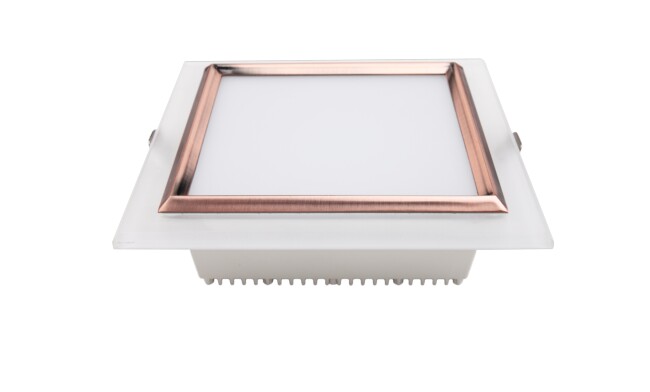 LED 12W方形筒燈 開(kāi)孔125x125mm 黃光白光中性光